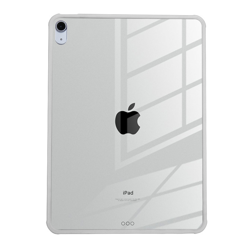 Skaidrus PC dėklas iPad (2024 Air 10.9, Pro 11, 10.2) – matinė apdaila, magnetinis užraktas, atsparus kritimams