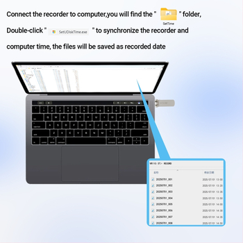 AI viedais balss reģistrators, 8 stundu ieraksts, MP3/WAV/WAM formāti, WAV ieraksta režīms, USB 3.0, TF kartes glabāšana