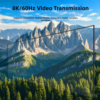 Thunderbolt 5 USB-C datu kabelis mobilā cieto diska korpusam, 1 m garš, TB5/4 saderīgs, Type-C interfeiss, leņķa savienotājs, saderīgs ar Mac