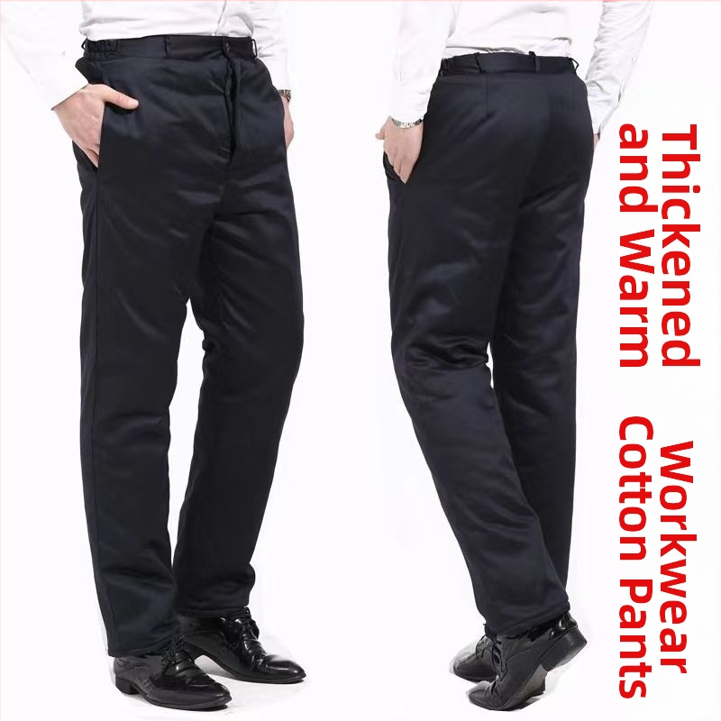 Vīriešu ziemas jaka un bikses no mākslīgās ādas, biezs, pildījums no zīda‑kokvilnas, Ziemas 2025