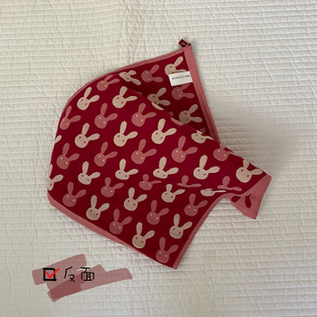 Trostruki sloj pamuk gaze, kvadratni ručnik za lice s crtićnim motivom životinja, s kukom, upijajući ručnik za kupanje