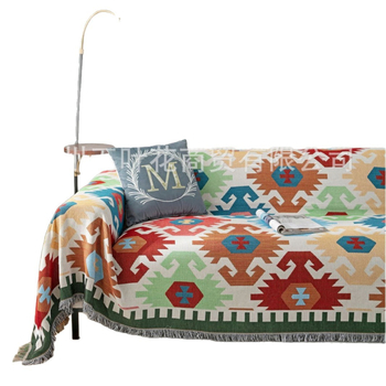 Βαμβακερή κουβέρτα για κάμπινγκ με γεωμετρικό σχέδιο, 3000 g ή περισσότερα, προσαρμόσιμη, για όλες τις εποχές