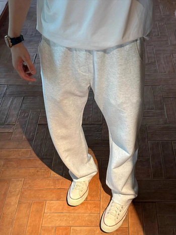 Pantaloni sport casual – 420G greutate, periat carbon, fără cusătură, croială dreaptă, talie medie