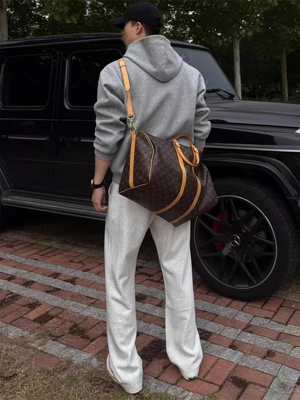 Pantaloni sport casual – 420G greutate, periat carbon, fără cusătură, croială dreaptă, talie medie