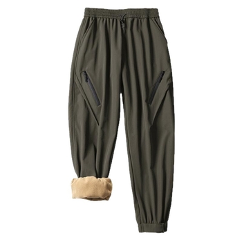 Muške softshell hlače s fleš podstavom, otporne na vjetar i vodu, izdržljive, s višestrukim džepovima, opuštenog kroja