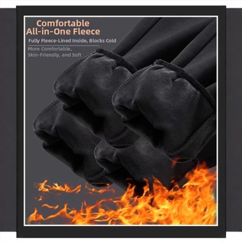 Pantaloni jogger bărbați cu fleece, cu curea și șnur, talie medie, manșete la gleznă