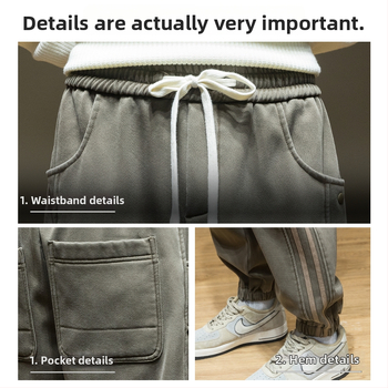 Vīriešu sporta bikses ar flīsa iekšpusi, bieza siltinājuma slānis, Lyocell audums, taisa griezuma, vidēji augsts viduklis