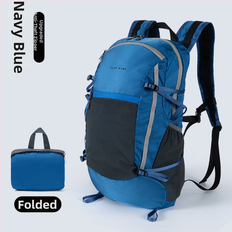 Turistický batoh (ultra ľahký, skladateľný, nepremokavý, s veľkým objemom, nylon)
