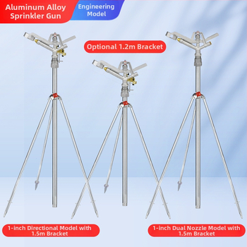 360° besisukantis turbininis purkštuvas sodo laistymui ir veja