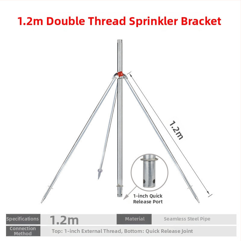 360° besisukantis turbininis purkštuvas sodo laistymui ir veja