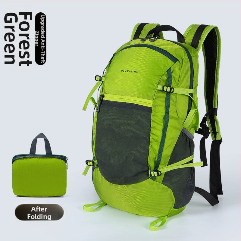 Túra hátizsák – ultrakönnyű, vízálló, összecsukható, bővíthető, uniszex (anyag: nylon; funkciók: ultrakönnyű kialakítás; bővítés; tárolható)