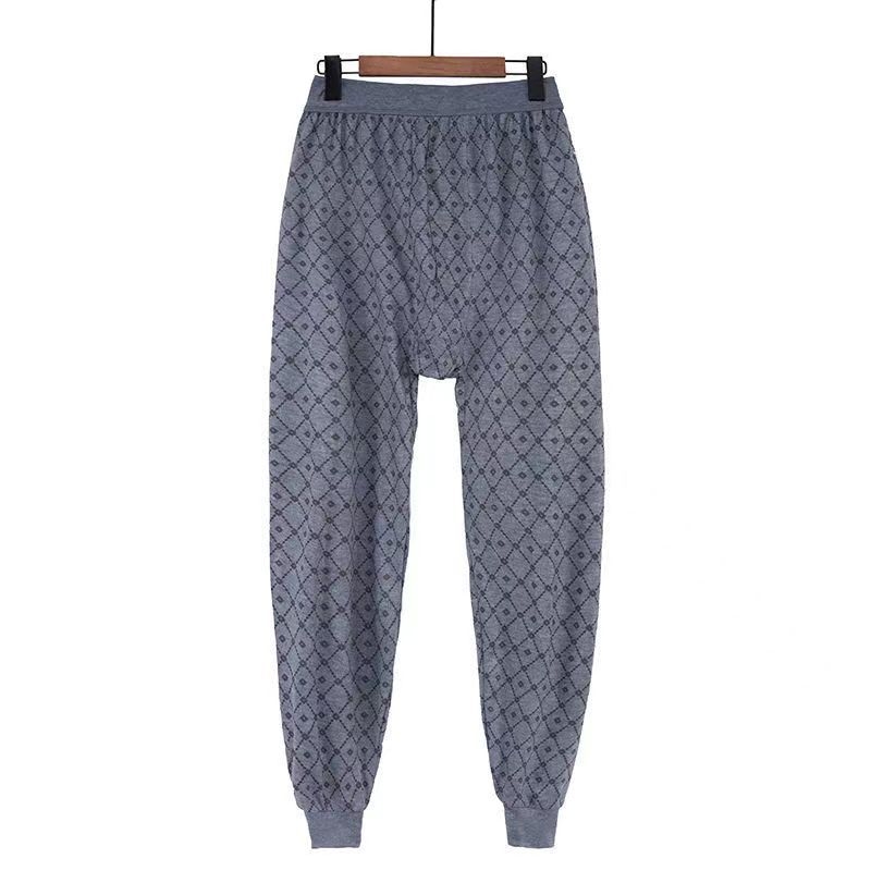 Ανδρικά παντελόνια φθινοπωρινό-χειμωνιάτικο με αφηρημένο σχέδιο, ύφασμα πολυεστέρα-βαμβάκι, 70-80% βαμβάκι, παχύ 201-250 g/m2, ενσωματωμένα μαξιλαράκια γόνατος και στήριξη μέσης, διατηρούν τη θερμότητα