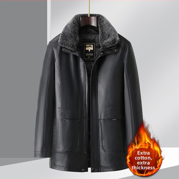 Žiemos poliesterio švarkas su apykakle, laisvu kirpimu, ilgos rankovės, užtrauktukas priekyje, 3D kišės