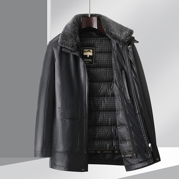 Žiemos poliesterio švarkas su apykakle, laisvu kirpimu, ilgos rankovės, užtrauktukas priekyje, 3D kišės