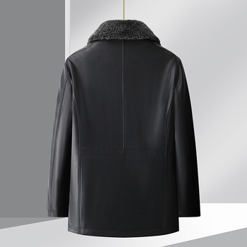 Žiemos poliesterio švarkas su apykakle, laisvu kirpimu, ilgos rankovės, užtrauktukas priekyje, 3D kišės