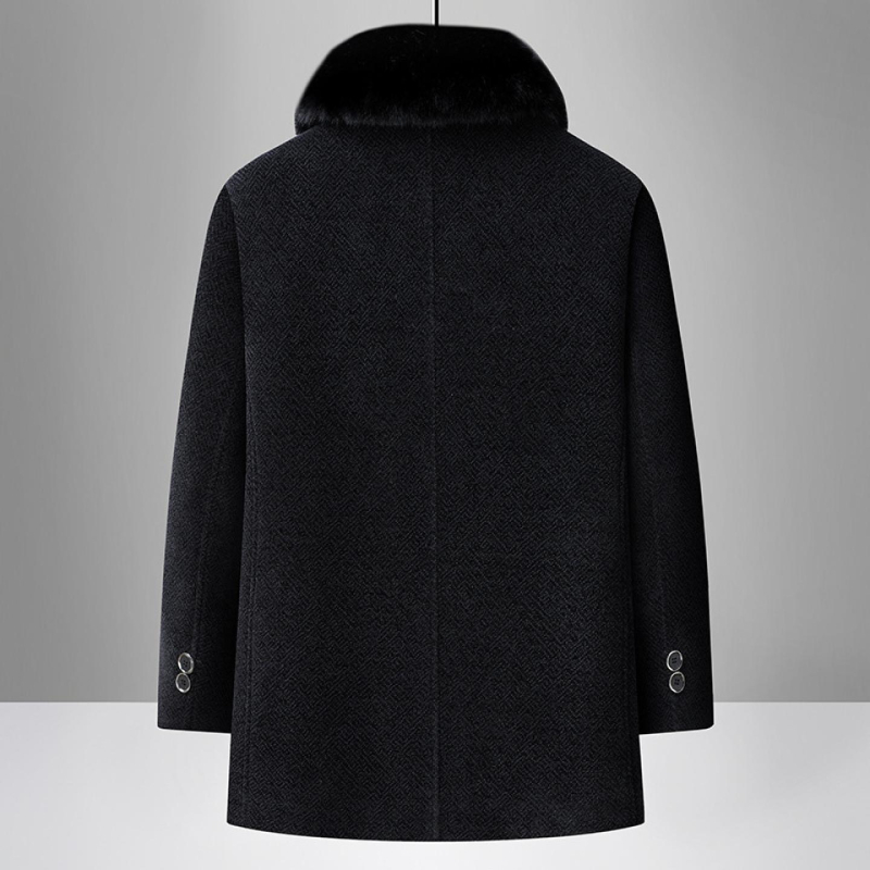 Vanjska jakna s flis podstavom, debela, kapuljača, stojeći ovratnik, džepovi na zip za odrasle muškarce