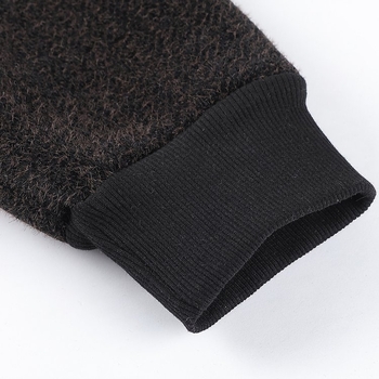 Vyrų žieminis paltas su stačiu kaklu, vienos eilės užsegimas, ilgos rankovės, įprastas ilgis