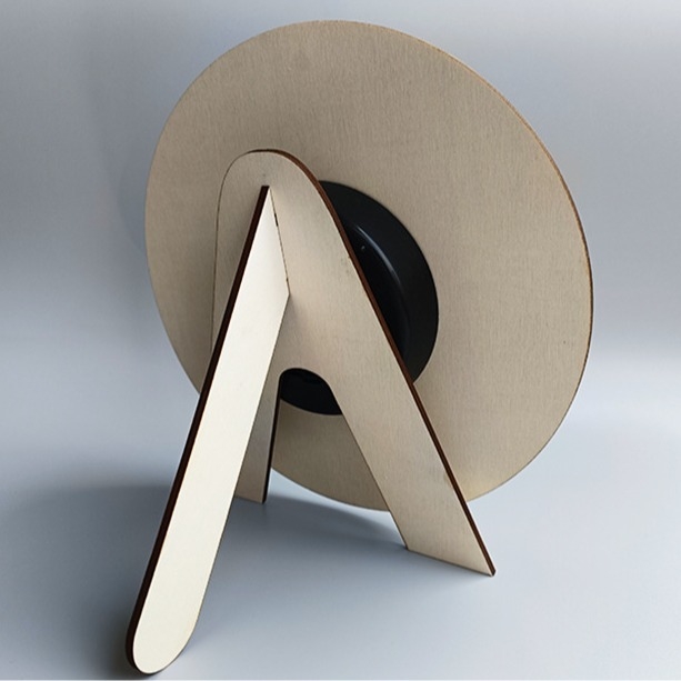 Χειροποίητο κυκλικό ρολόι τοίχου με κενό καντράν, ξύλινο περίβλημα, μεταλλικό καντράν, λειτουργεί με μπαταρία, μονής όψης, μοντέρνο DIY graffiti τέχνη