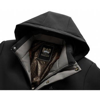 Žiemos vyriška striukė su gobtuvu, storesnis audinys, priekinis užtrauktukas