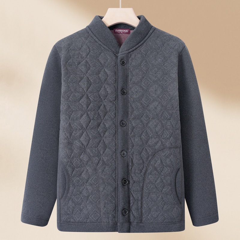 Vyrinė žieminė liemenė su aukštu kaklu, storu pamušalu, priekyje užtrauktuku ir 3D kišenėmis