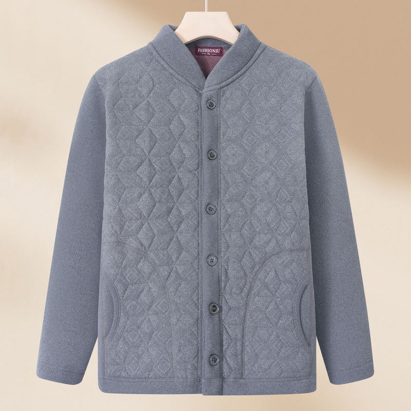 Vyrinė žieminė liemenė su aukštu kaklu, storu pamušalu, priekyje užtrauktuku ir 3D kišenėmis