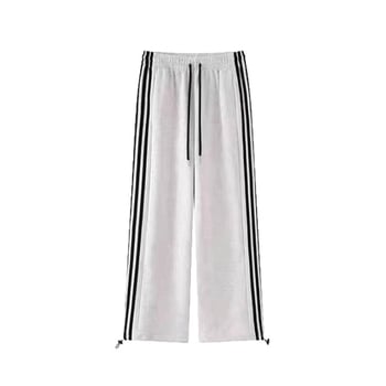 Dámske casual rovné nohavice s vysokým pásom, plná dĺžka, polyester-spandex, mikroelastické, bez žehlenia
