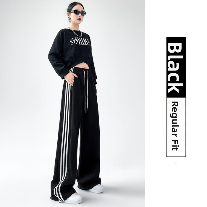 Dámske casual rovné nohavice s vysokým pásom, plná dĺžka, polyester-spandex, mikroelastické, bez žehlenia