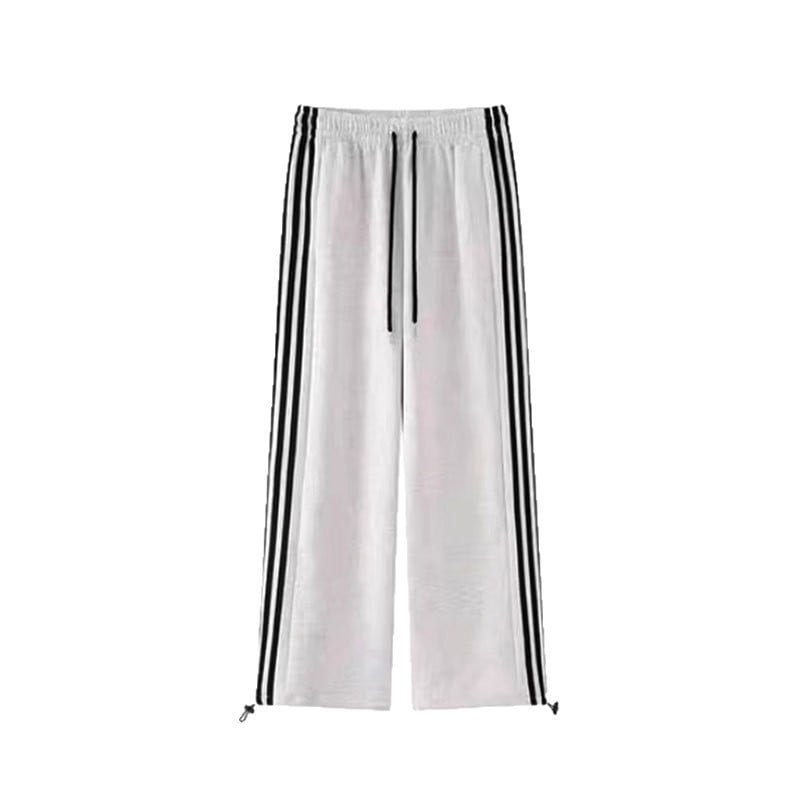 Dámske casual rovné nohavice s vysokým pásom, plná dĺžka, polyester-spandex, mikroelastické, bez žehlenia