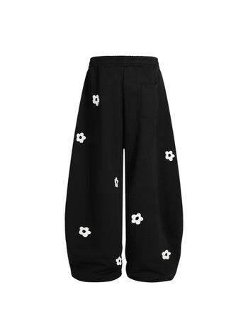 Ženske casual hlače od pamuka, ravni kroj, labavi kroj, srednji pojas, ulični stil