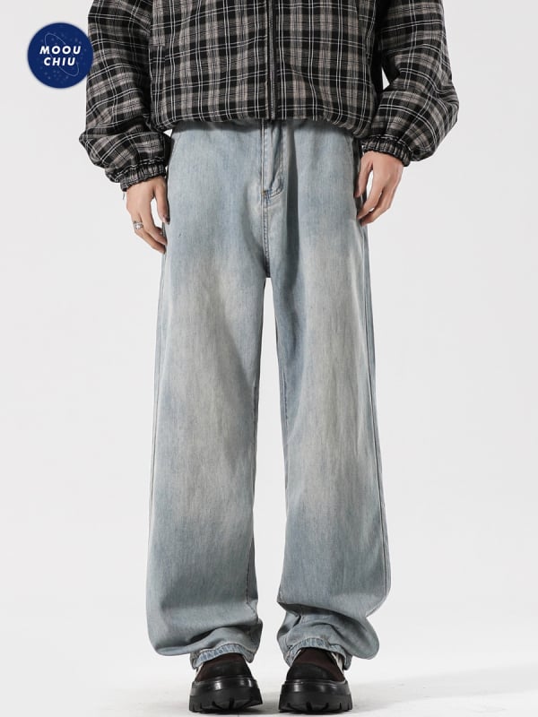 Lyocell traperice, labav kroj, široke nogavice, pranje peskom, srednji pojas