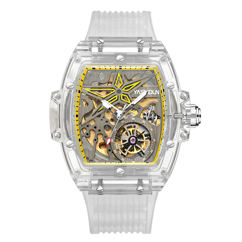 Muški sat sa skeletiziranim brojčanikom, automatni Seagull mehanizam, vodootporan do 30 m, proziran stražnji poklopac