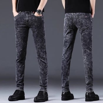 Muške traperice, slim fit, tanki rastezljivi materijal, srednji struk, zip, 90% poliester