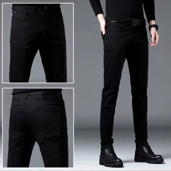 Muške traperice, slim fit, tanki rastezljivi materijal, srednji struk, zip, 90% poliester
