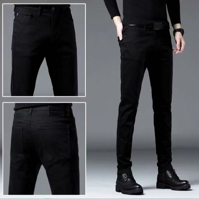 Muške traperice, slim fit, tanki rastezljivi materijal, srednji struk, zip, 90% poliester