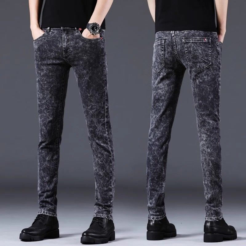 Muške traperice, slim fit, tanki rastezljivi materijal, srednji struk, zip, 90% poliester