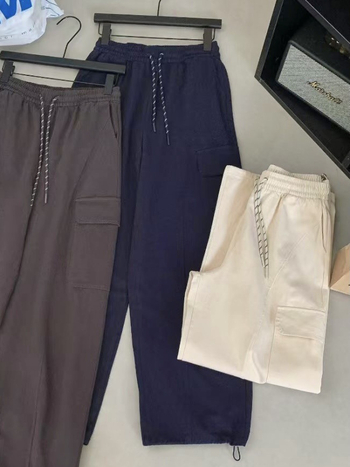 Femei: Pantaloni largi cu talie înaltă, croială lejeră, stil koreean de relaxare, toamnă 2025