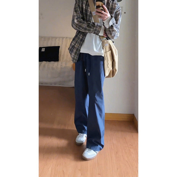 Pantaloni casual pentru femei bootcut, talie înaltă, stil urban, amestec poliester 90–95%, buzunare