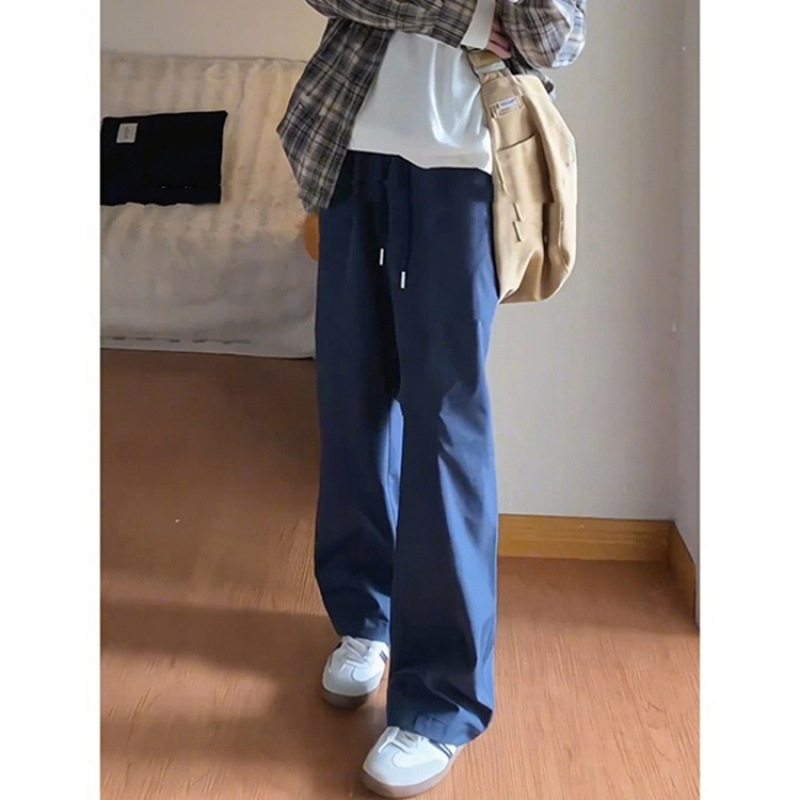 Pantaloni casual pentru femei bootcut, talie înaltă, stil urban, amestec poliester 90–95%, buzunare