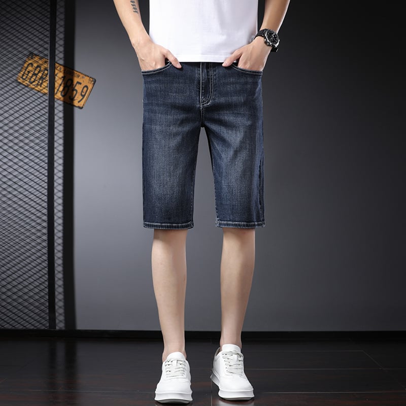 Muške traperice ravnog kroja, srednji pojas, pamuk denim 81,5%, kamen pranje, višestruki džepovi