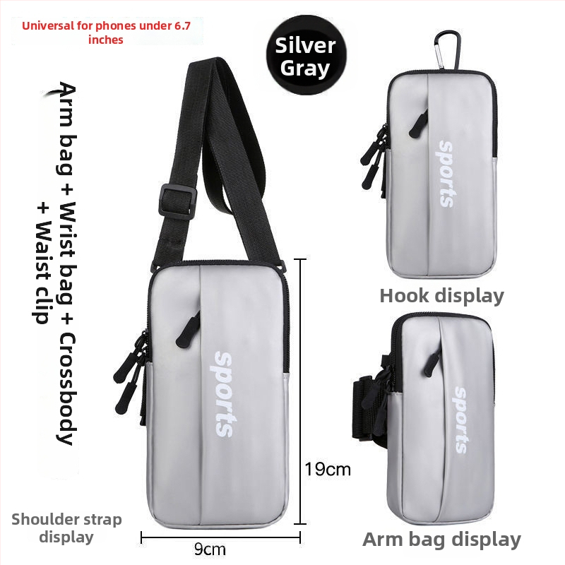 Huawei telefonam rokassoma – Universāla, PU materiāls, Daudzfunkcionāla, sportam (Arm bag; Cycling; PU; Unisex)