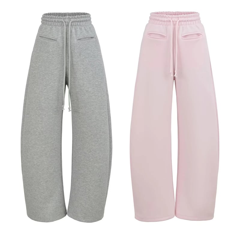Dámske tepláky v štýle Scimitar, s elastickým pásom a šnúrkou, bavlna–spandex, voľný každodenný štýl