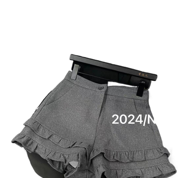 Casual široke vunene hlače (Tkanina: tkana; Glavni materijal: vuna; Duljina: 3/4; Mikroelastične)