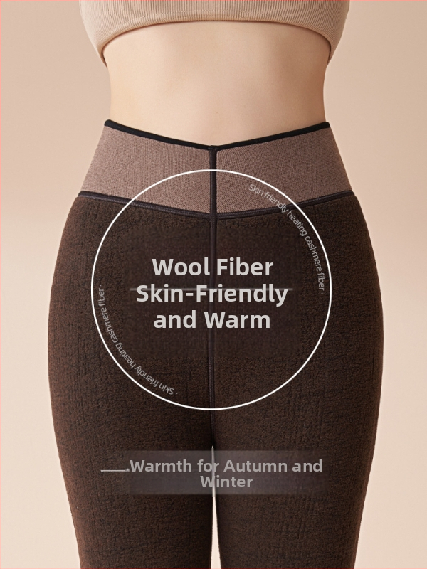 Naiste villase segu termpüksid ühes tükis, kõrge vöökoht, paks kudumine, soe talveks