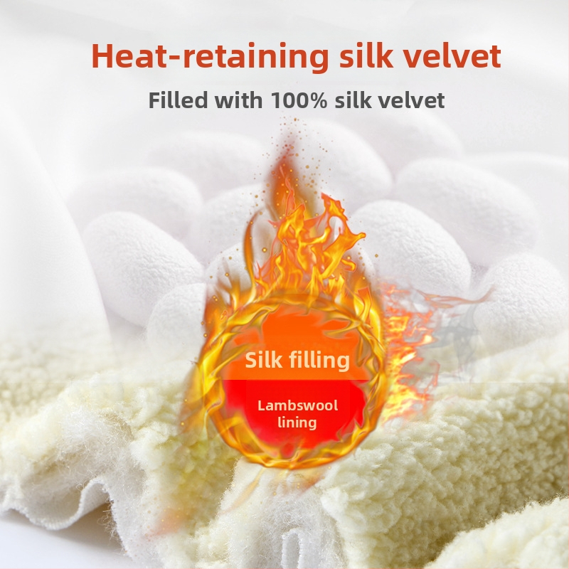 Naistele talvise püksid – tiheda lõikega, ülivillakad, polüester 90–95% ja Mulberry siid <30%, 3D muster