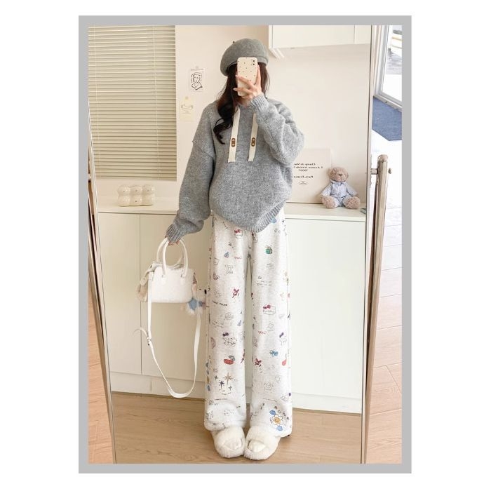 Casual hlače širokih nogavica od poliestera, niski struk, tanke, 95%+ poliestera, mikroelastične