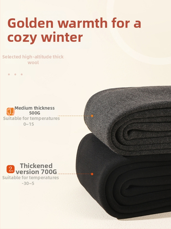 Naiste väga paksud villased termilised püksid talveks, kõrge vöökoht, soojad ja tihedalt istuvad