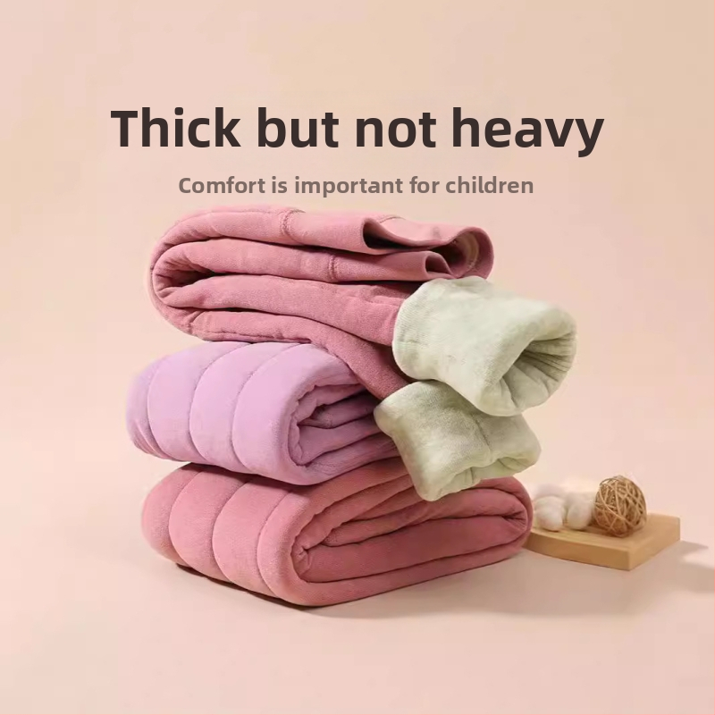 Meitenēm ziemas kokvilnas legingi ar flīsa oderi, augsta vidukļa, 78% kokvilnas