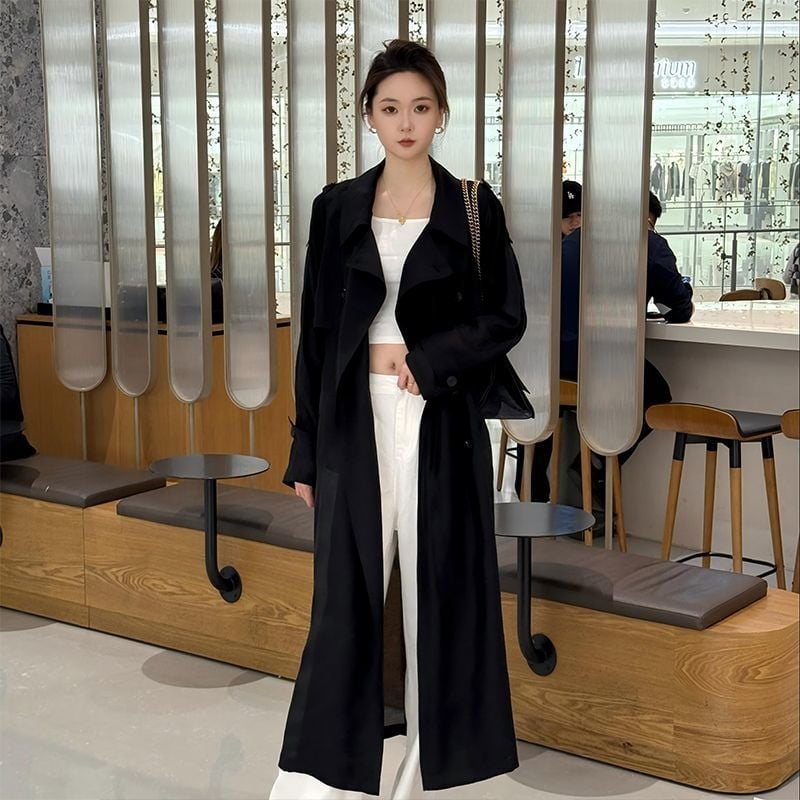 Ženski kardigan s UV zaštitom, A-kroj, dugi rukav, 95% poliester, proljeće 2025