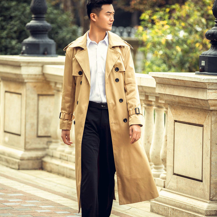 Kaput u gradskom stilu, srednja duljina, dvostruko kopčanje, rever ovratnik