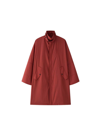 Ženska duga najlon windbreaker jakna, jednobojna boja, 95% najlon, zip zatvaranje, ležerni japansko-korejski stil